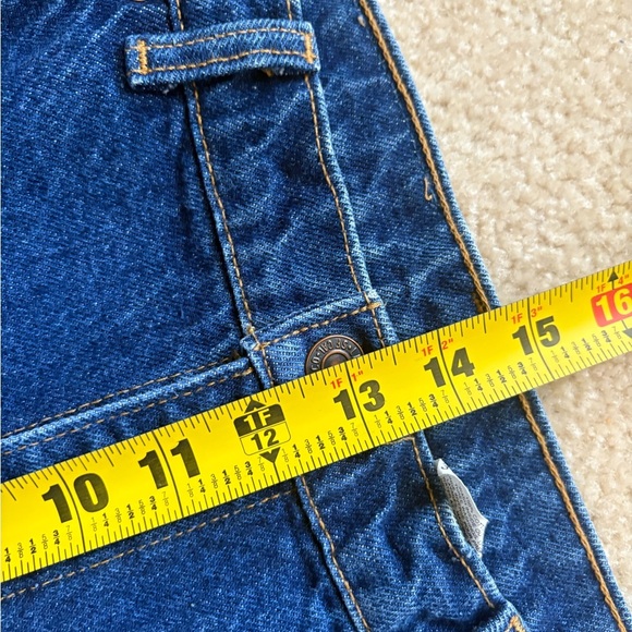 VTG Levi’s 619 Orange Tab Indigo Wash High Waist Straight Leg 36x31 - Picture 6 of 9